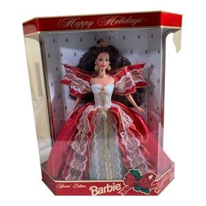 Barbie 10th Anniversary 1997 Happy Holidays Special Edition 17832 NIB